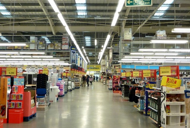 inside a consumer products retailer